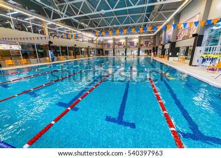 lutsk ukraine 10 october 2016 covered winter pool spa interior of public - Olympic Swimming Pool 2016 lutsk ukraine 10 october 2016 covered winter pool spa interior of public - Olympic Swimming Pool 2016