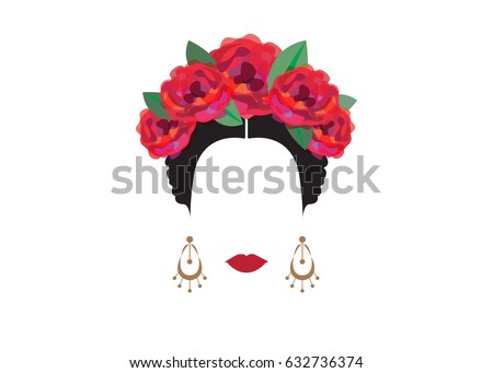https://thumb1.shutterstock.com/display_pic_with_logo/4568788/632736374/stock-vector-portrait-of-modern-mexican-or-spanish-woman-with-flower-crowns-vector-transparent-background-632736374.jpg