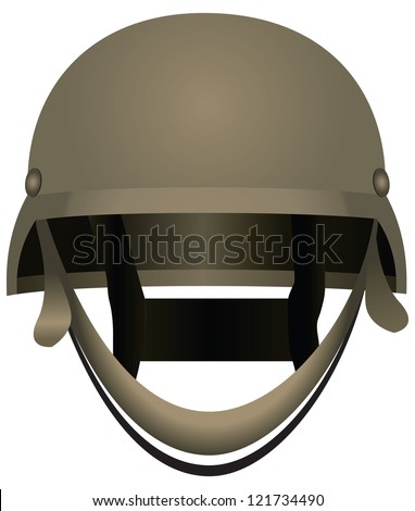 Modern Combat Helmets Military Equipment Vector Stock Vector (Royalty ...