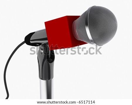 Retro Microphone Stand Stock Vector 130093712 - Shutterstock