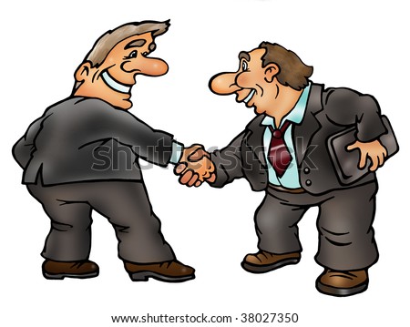 Cartoon Men Talking Two Stock Photos, Images, & Pictures | Shutterstock