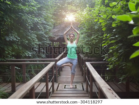 Tree Pose Stock Images, Royalty-Free Images & Vectors | Shutterstock