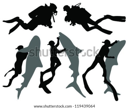 Diver silhouette Stock Photos, Images, & Pictures | Shutterstock