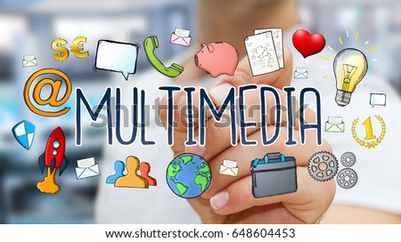 multimedia english background drawing computer use technology presentation logo teaching language