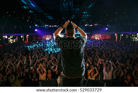 Moscow 30 November2016 Popular Rap Singer Stock Photo 529033729 ...