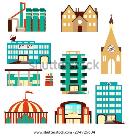 Apartment Building Graphic vector house home set flat design stock vector 275334563 Apartment Building Graphic vector house home set flat design stock vector 275334563