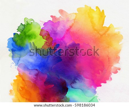 Rainbow Watercolor Stock Images, Royalty-Free Images 