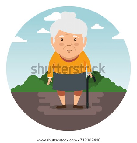 Art Cartoon Grandmother Stock Images, Royalty-Free Images & Vectors
