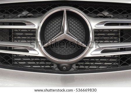 Kuala Lumpur, Malaysia 15 Dec 2016 - Logo of Mercedes Benz