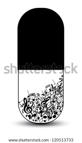 Music As Medicine Drug Vector Music As Medicine Drug Vector