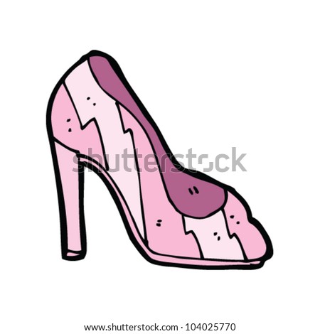 High Heel Shoe Cartoon Stock Illustration 109062416 - Shutterstock