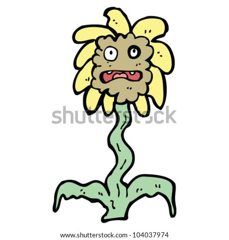 Ugly Old Flower Cartoon Stock Illustration 108430793 - Shutterstock