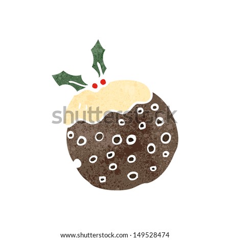 Drawing Christmas Pudding Stock Vector 79392925 - Shutterstock