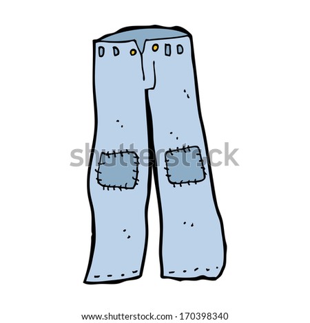 Quirky Drawing Pants Stock Vector 51004828 - Shutterstock
