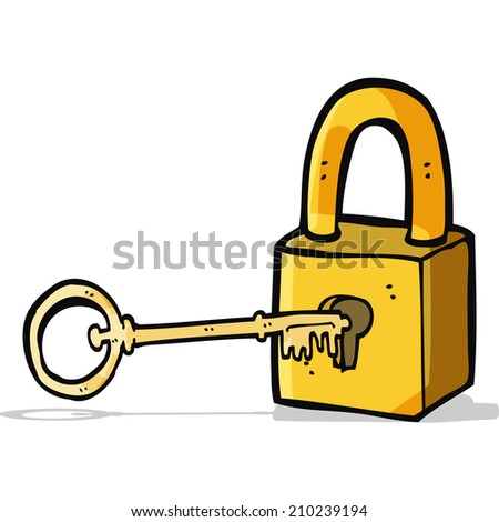 Door Lock Key Sketch Cartoon Illustration Stock Vector 87398228 ...