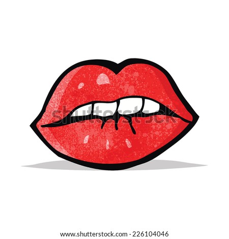 Cartoon Lips Stock Vector 226104046 - Shutterstock