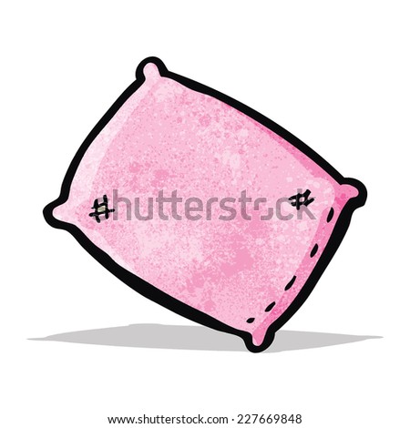 Cartoon Bed Pillow Stock Vector 103855667 - Shutterstock