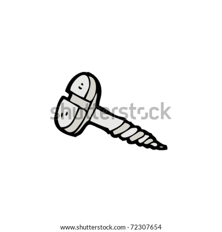 Cartoon Screw Stock Vector 117849922 - Shutterstock