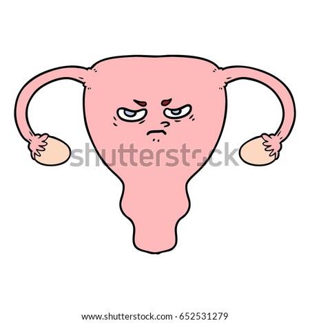 Cartoon Uterus ~ Uterine Horn Missing | Bochkwasuhk