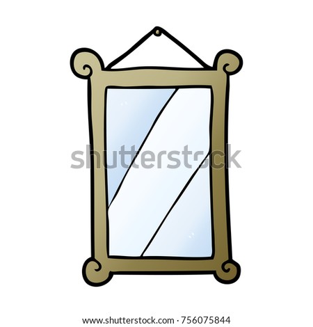 Drawing Mirror Stock Vector 47544997 - Shutterstock