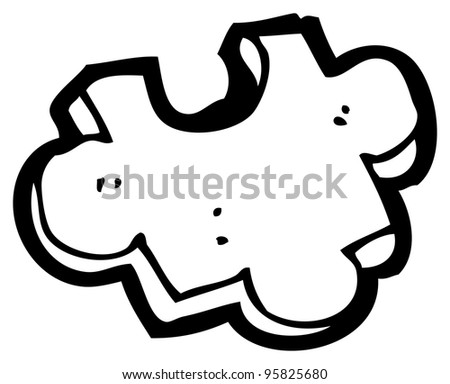 Puzzle Piece Cartoon Stock Illustration 95825680 - Shutterstock