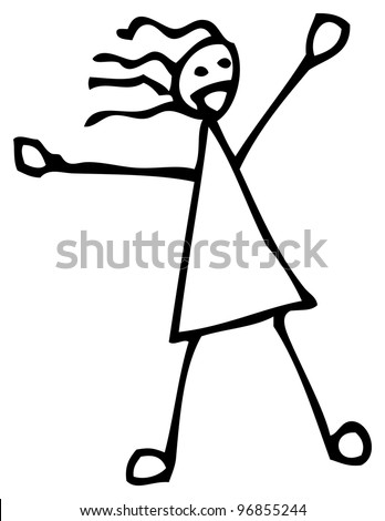 Stick woman Stock Photos, Images, & Pictures | Shutterstock