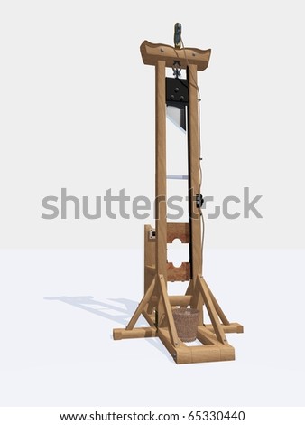 Madame La Guillotine - stock photo