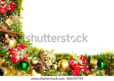 Christmas Festive Decorationchristmas Card Background Decoration Stock Photo 86634790 - Shutterstock