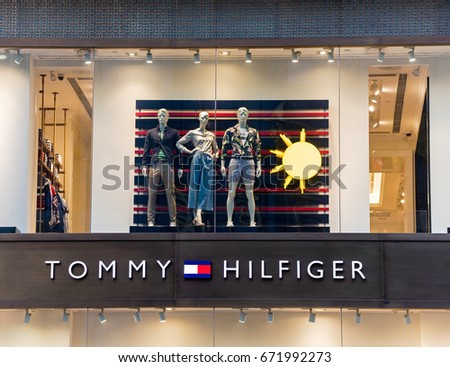 BEIJING, CHINA-JUN 4, 2017: Tommy Hilfiger store. Tommy Hilfiger is a global apparel and retail company founded in 1985. It offers high end products to consumers over 90 countries.