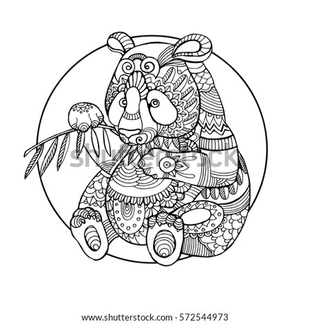 Panda Coloring Book for Adult