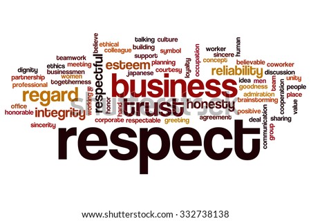 Infographic Ideas infographic definition of respect dictionary : Respect Banco de imágenes. Fotos y vectores libres de derechos ...