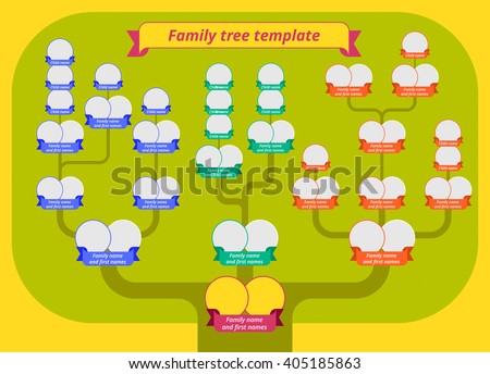 Ancestry Tree Stock Images Royalty Free Images Vectors Shutterstock Concept Family Tree Green Ribbon