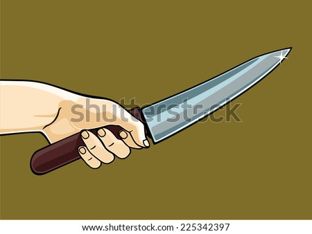 Hand Holding Knife Stock Images, Royalty-Free Images & Vectors