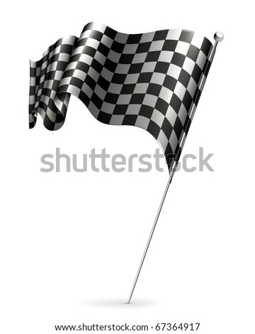 Download Waving Flag Checkered 10 Eps Stock Vector (Royalty Free ...