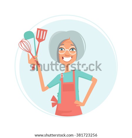 Granny Vector Stock Vector 381723256 - Shutterstock