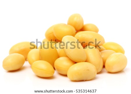 soybean isolated on white background