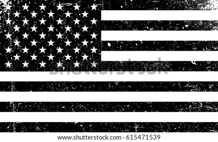 Download Grunge Monochrome United States America Flag Stock Vector ...