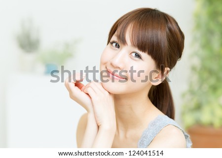 Beautiful asian woman