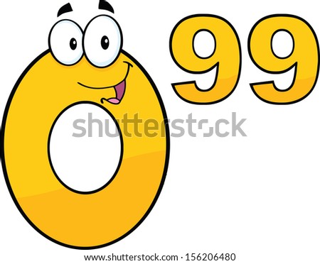 Number Ten Cartoon Character Stock Vector 111295208 - Shutterstock