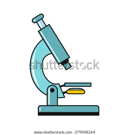 Microscope Vector Illustration Stock Vector 53790736 - Shutterstock