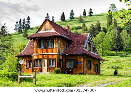 Home In The Mountains house in mountains stock images, royalty-free images & vectors Home In The Mountains house in mountains stock images, royalty-free images & vectors
