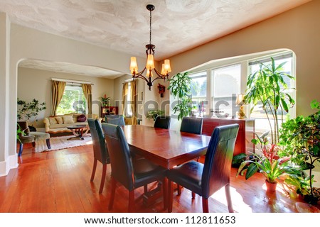 Dining Living Room Plants Hardwood Floor Stock Photo 112811653 ... Dining Living Room Plants Hardwood Floor Stock Photo 112811653 ...