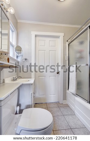 White Bathroom Door bathroom door stock images, royalty-free images & vectors White Bathroom Door bathroom door stock images, royalty-free images & vectors