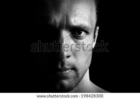 Low Key Portrait Evil Dark Portrait Stock Photo 67543234 - Shutterstock