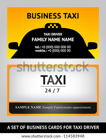 Designated Driver Stock Images Royalty Free Images Vectors Shutterstock Taxi Business Cards Templates Free