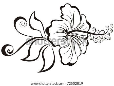 Hibiscus clip art Stock Photos, Images, & Pictures | Shutterstock