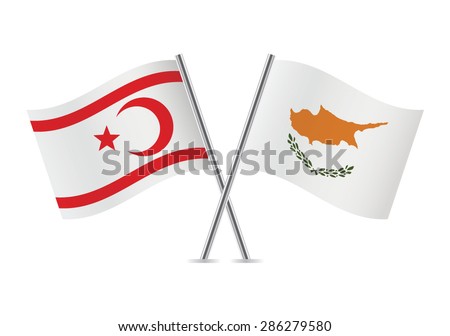 Download Cyprus Northern Cyprus Flags Vector Illustration Stock Vector 286279580 - Shutterstock