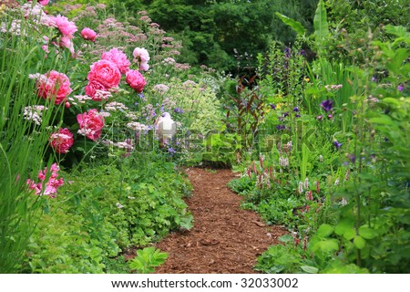 Beautiful Cottage Flower Garden cottage garden stock images, royalty-free images & vectors Beautiful Cottage Flower Garden cottage garden stock images, royalty-free images & vectors