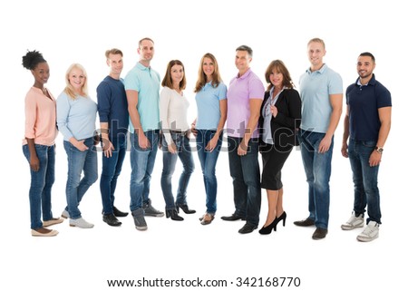 Large Group Diverse People Isolated On Stock Photo 129929354 - Shutterstock