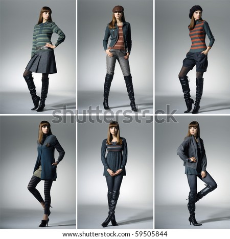 female names action figure Light Photo Model Stock Posing Fashion Beautiful Collage